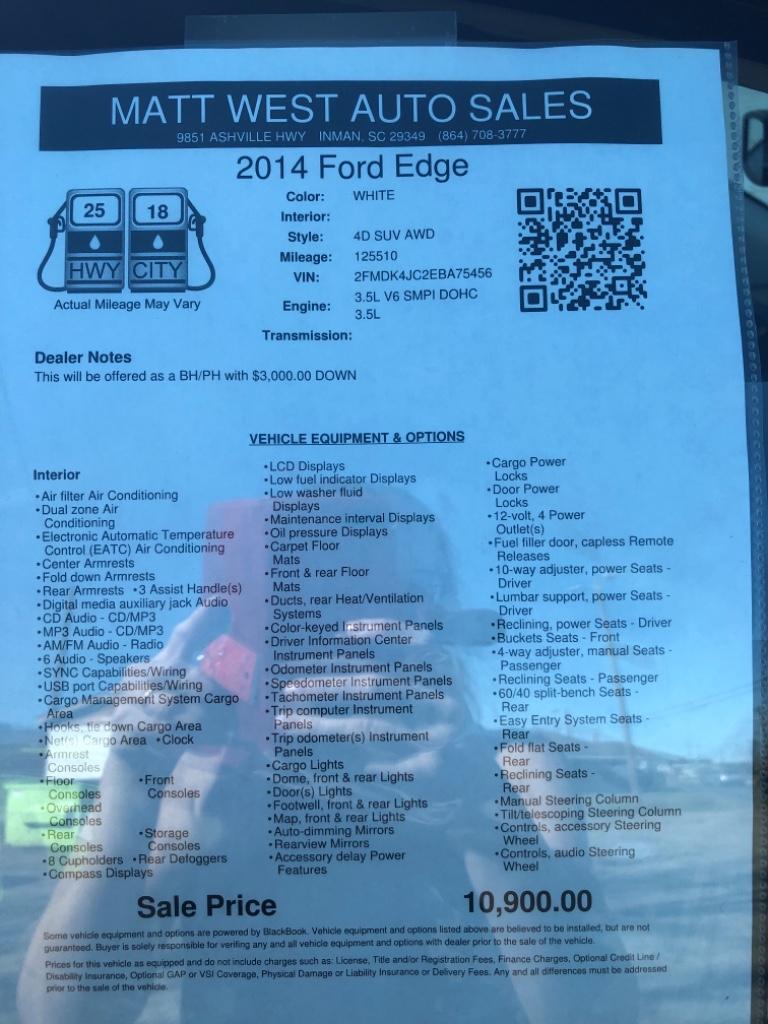 2014 Ford Edge SEL